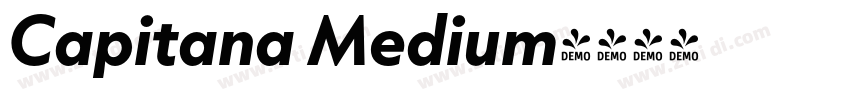 Capitana Medium字体转换